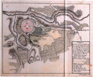 Siebenjähriger Krieg, Karte von Dorsten 1761